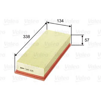 Filtre à air VALEO 585108