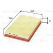 Filtre à air VALEO 585112 - Visuel 1