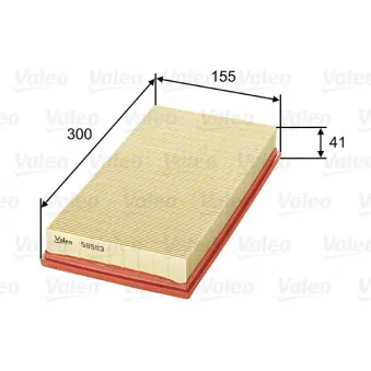 Filtre à air VALEO 585113