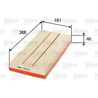 Filtre à air VALEO 585115