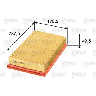 Filtre à air VALEO 585117