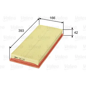 Filtre à air VALEO 585120
