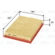 Filtre à air VALEO 585122 - Visuel 1