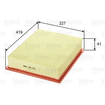 Filtre à air VALEO 585123