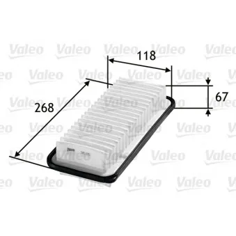 Filtre à air VALEO 585125