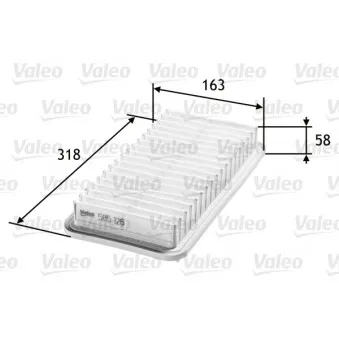 Filtre à air VALEO 585126
