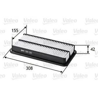Filtre à air VALEO 585128