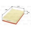 Filtre à air VALEO 585133 - Visuel 1