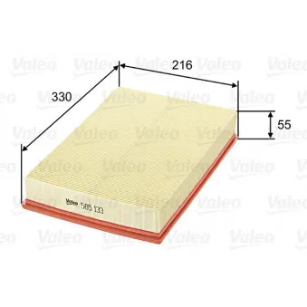 Filtre à air VALEO 585133