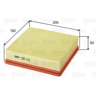 Filtre à air VALEO 585142
