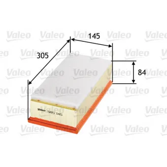 Filtre à air VALEO 585145