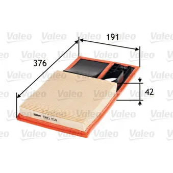 Filtre à air VALEO 585154
