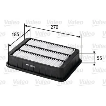 Filtre à air VALEO 585161