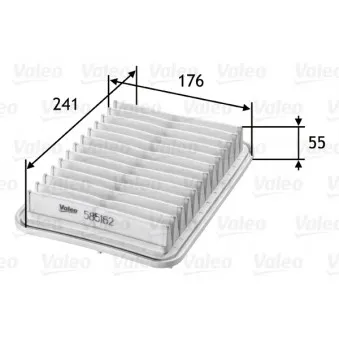 Filtre à air VALEO 585162