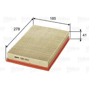 Filtre à air VALEO 585163