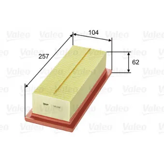 Filtre à air VALEO 585168