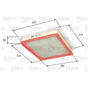 Filtre à air VALEO 585174