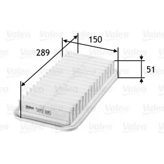 Filtre à air VALEO 585185