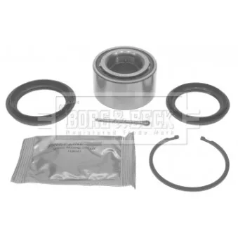 Roulement de roue avant BORG & BECK BWK598