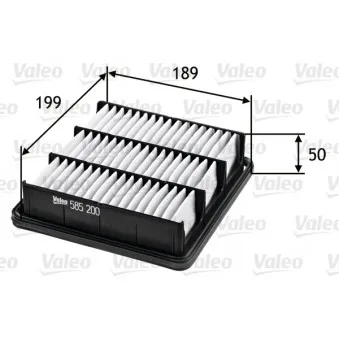 Filtre à air VALEO 585200