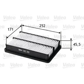 Filtre à air VALEO 585201
