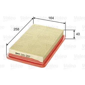 Filtre à air VALEO 585202