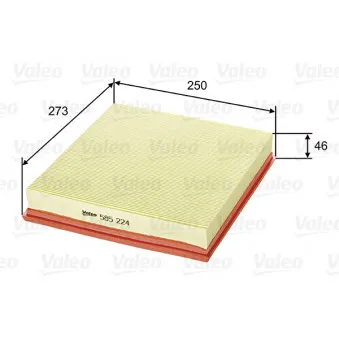 Filtre à air VALEO 585224