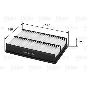 Filtre à air VALEO 585236