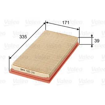 Filtre à air VALEO 585241