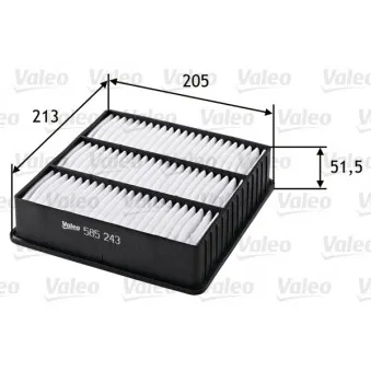 Filtre à air VALEO 585243