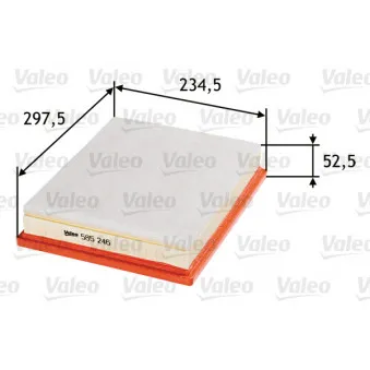 Filtre à air VALEO 585246