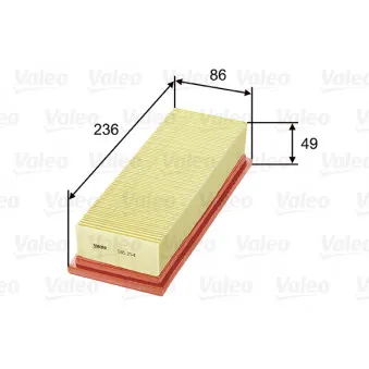 Filtre à air VALEO 585254