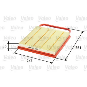 Filtre à air VALEO 585259