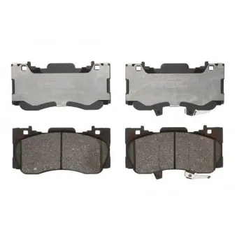 Jeu de 4 plaquettes de frein avant ABE C1Y053ABE