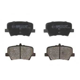 Jeu de 4 plaquettes de frein arrière ABE C2V009ABE