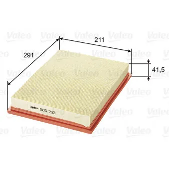 Filtre à air VALEO 585263