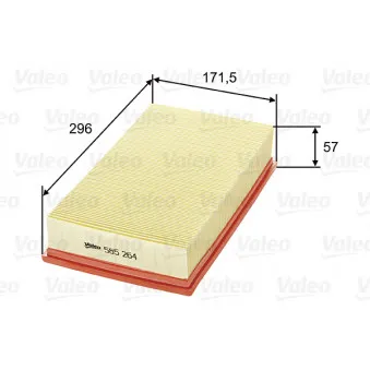 Filtre à air VALEO 585264