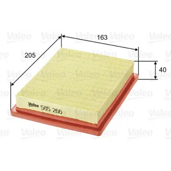 Filtre à air VALEO 585266