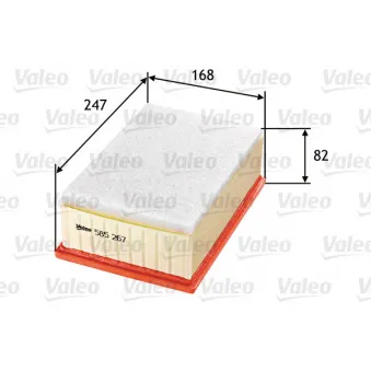 Filtre à air VALEO 585267