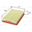 Filtre à air VALEO 585269 - Visuel 1