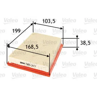 Filtre à air VALEO 585277