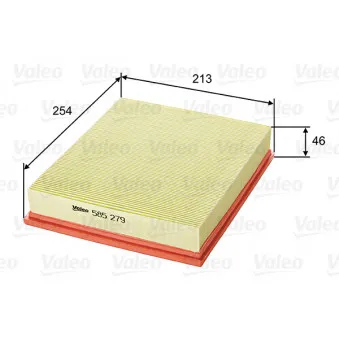 Filtre à air VALEO 585279