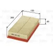 Filtre à air VALEO 585280 - Visuel 1