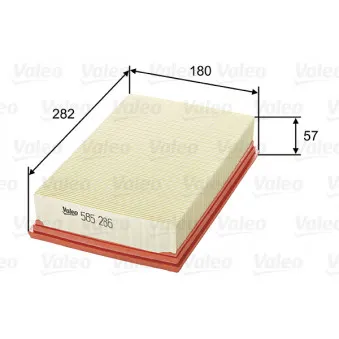 Filtre à air VALEO 585286