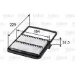 Filtre à air VALEO 585287 - Visuel 1
