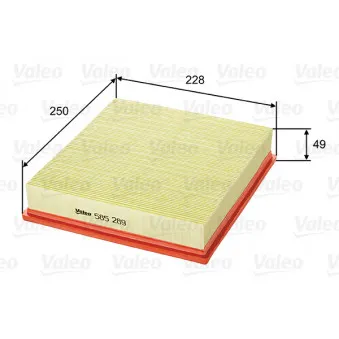 Filtre à air VALEO 585289