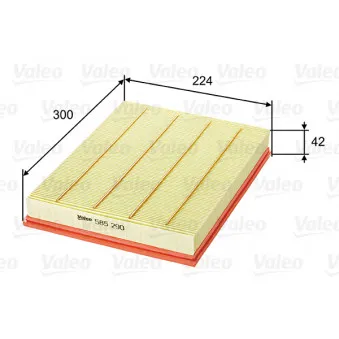 Filtre à air VALEO 585290