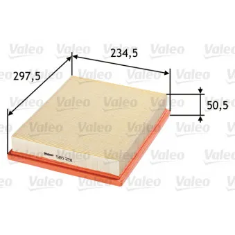 Filtre à air VALEO 585291