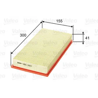 Filtre à air VALEO 585293
