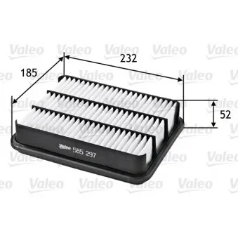 Filtre à air VALEO 585297